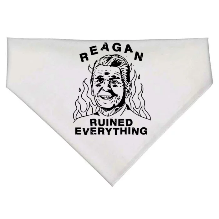 Leeja Miller Reagan Ruined Everything USA-Made Doggie Bandana