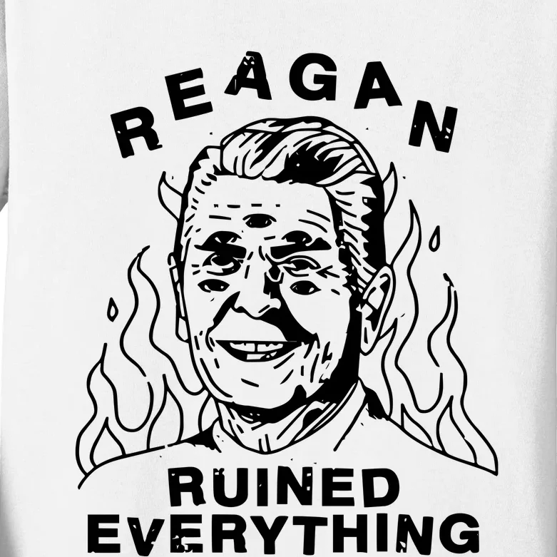 Leeja Miller Reagan Ruined Everything Kids Long Sleeve Shirt