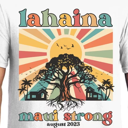 Lahaina Maui Strong Fundraiser Maui Fire Lahaina Banyan Tree Maui Pajama Set