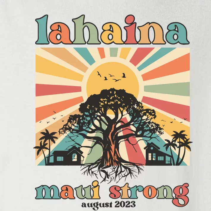 Lahaina Maui Strong Fundraiser Maui Fire Lahaina Banyan Tree Maui Toddler Long Sleeve Shirt