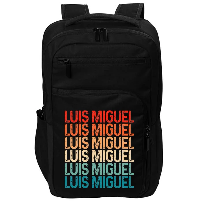 Luis Miguel Sol De Mexico Mexican Singer Retro Impact Tech Backpack