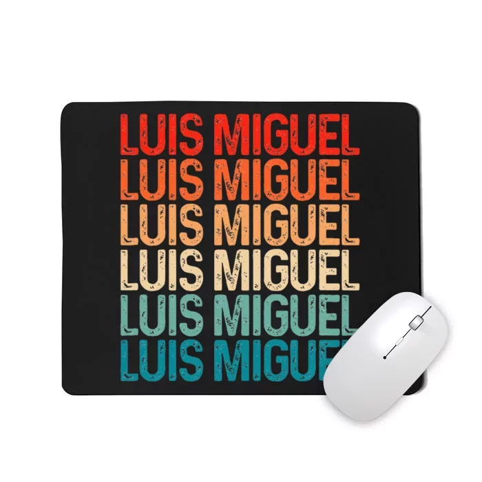 Luis Miguel Sol De Mexico Mexican Singer Retro Mousepad