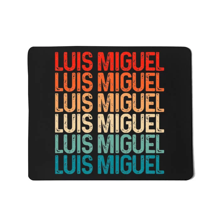 Luis Miguel Sol De Mexico Mexican Singer Retro Mousepad