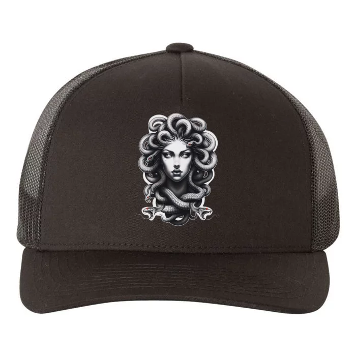 Lilith Medusa Serpent Cobra Snake Greek Mythology Yupoong Adult 5-Panel Trucker Hat