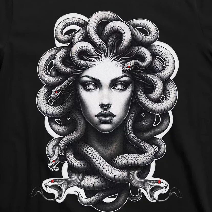 Lilith Medusa Serpent Cobra Snake Greek Mythology T-Shirt