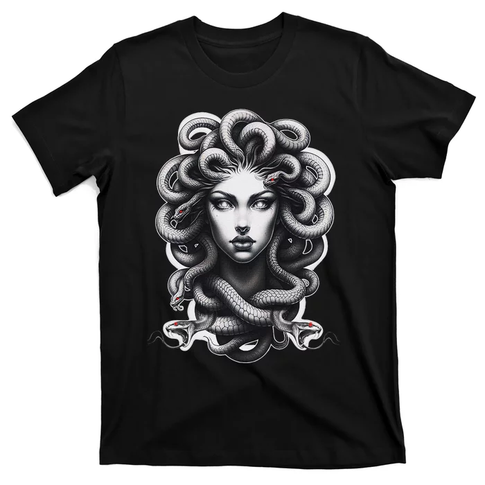 Lilith Medusa Serpent Cobra Snake Greek Mythology T-Shirt