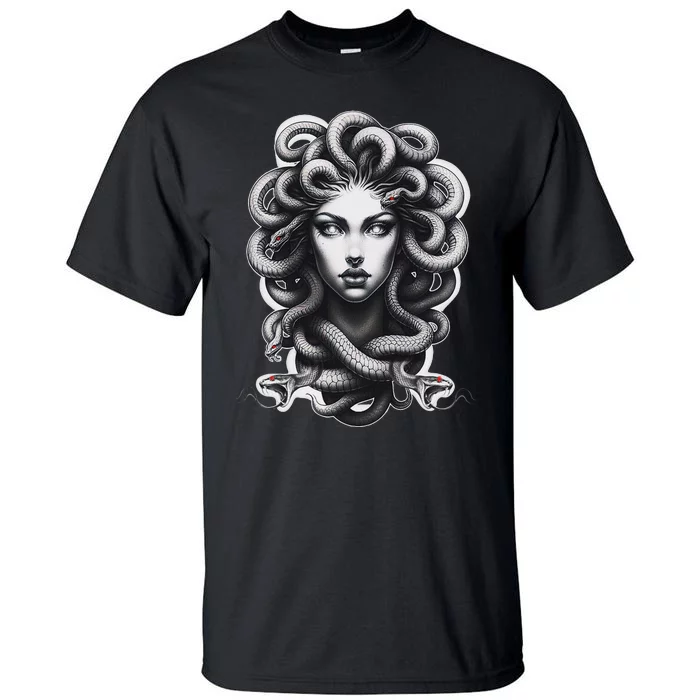 Lilith Medusa Serpent Cobra Snake Greek Mythology Tall T-Shirt