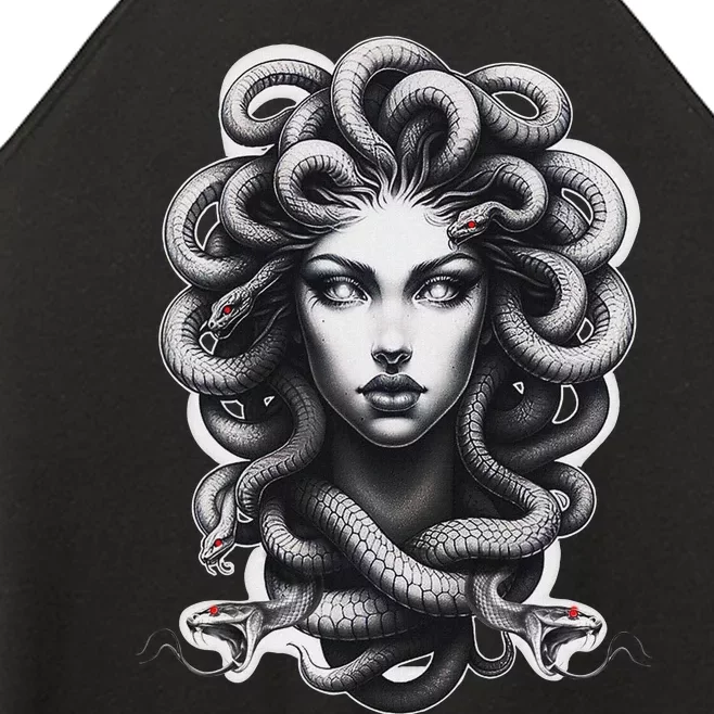 Lilith Medusa Serpent Cobra Snake Greek Mythology Women’s Perfect Tri Rocker Tank