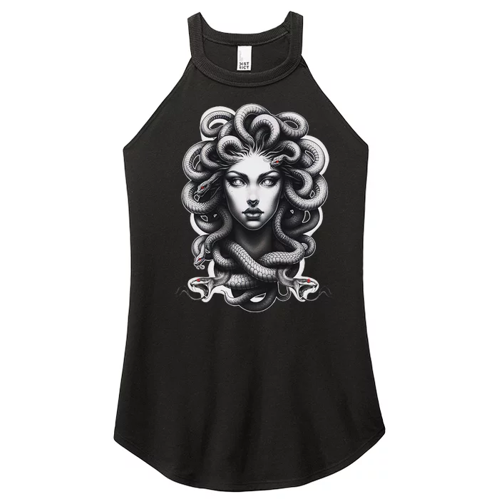 Lilith Medusa Serpent Cobra Snake Greek Mythology Women’s Perfect Tri Rocker Tank