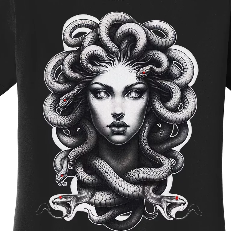 Lilith Medusa Serpent Cobra Snake Greek Mythology Women's T-Shirt