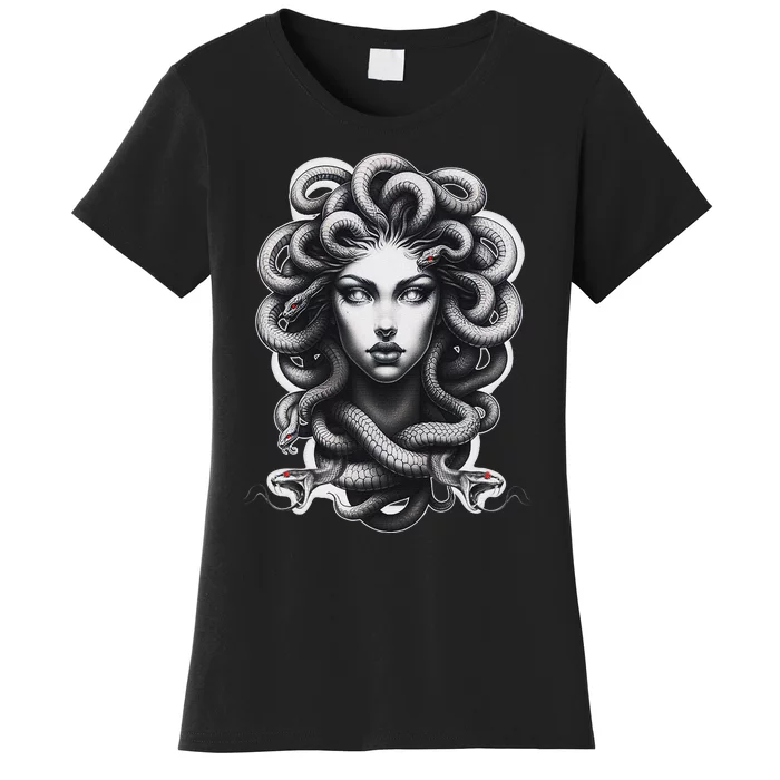 Lilith Medusa Serpent Cobra Snake Greek Mythology Women's T-Shirt