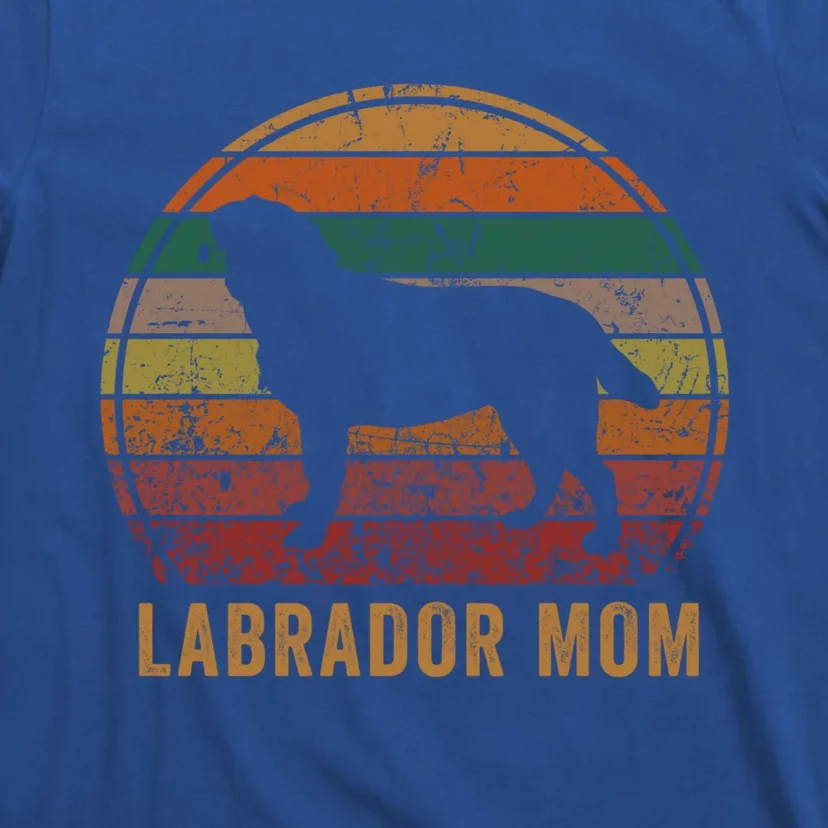 Labrador Mom S Lab Yellow Black Labrador Retriever Funny Gift T-Shirt