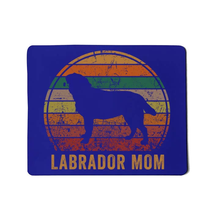 Labrador Mom S Lab Yellow Black Labrador Retriever Funny Gift Mousepad