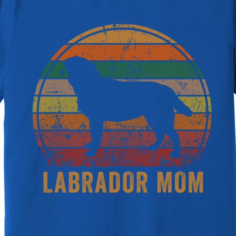 Labrador Mom S Lab Yellow Black Labrador Retriever Funny Gift Premium T-Shirt