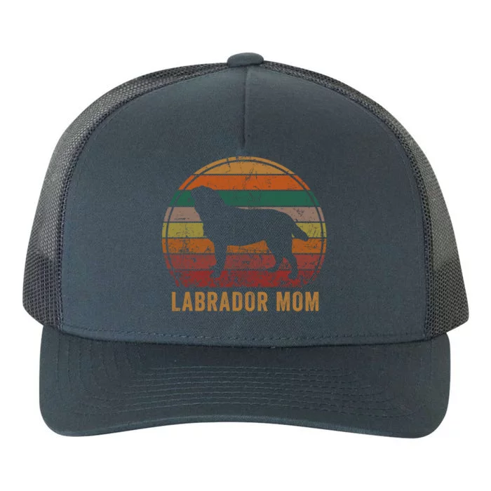 Labrador Mom S Lab Yellow Black Labrador Retriever Funny Gift Yupoong Adult 5-Panel Trucker Hat