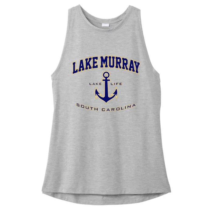 Lake Murray Sc Ladies Tri-Blend Wicking Tank