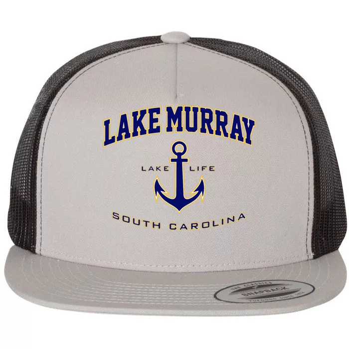 Lake Murray Sc Flat Bill Trucker Hat