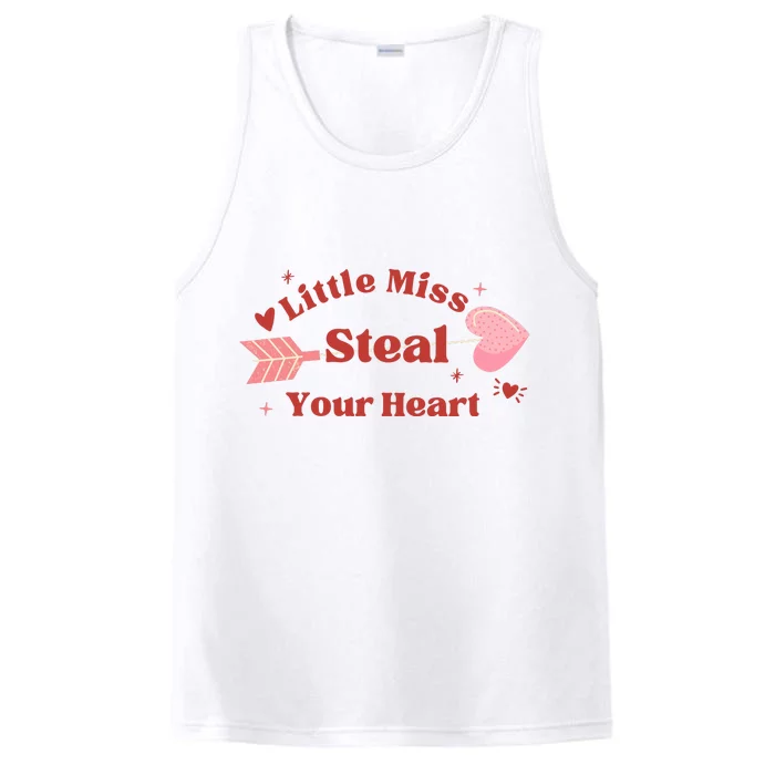 Little Miss Steal Your Heart Cute Valentine's Day Performance Tank