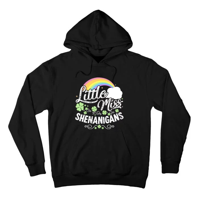 Little Miss Shenanigans St Patricks Day Tall Hoodie