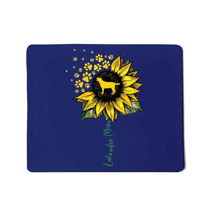 Labrador Mom Sunflower Labrador Retriever Gifts Dog Mom Mama Mousepad