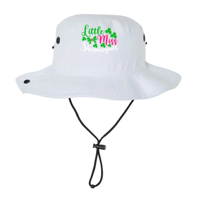 Little Miss Shenanigans Great Gift Funny St Patricks Day Shamrock Gift Legacy Cool Fit Booney Bucket Hat