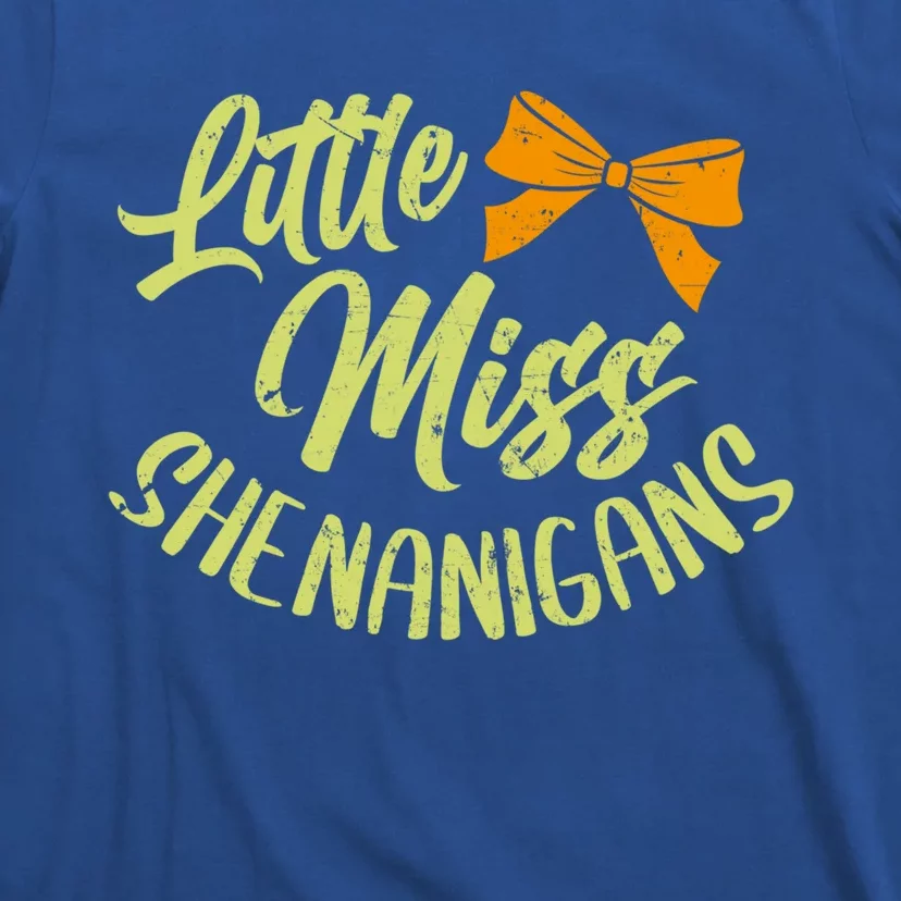 Little Miss Shenanigans Saint Patricks Day Great Gift T-Shirt