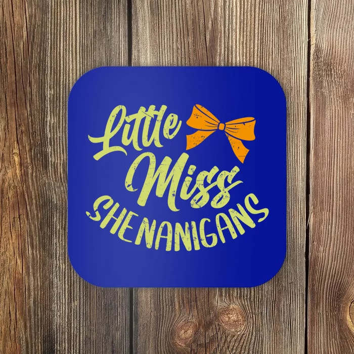 Little Miss Shenanigans Saint Patricks Day Great Gift Coaster