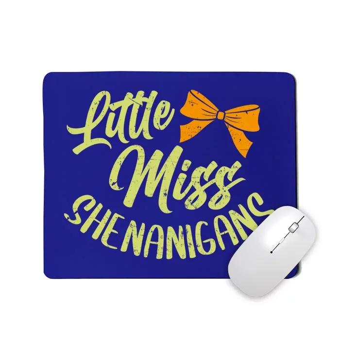 Little Miss Shenanigans Saint Patricks Day Great Gift Mousepad