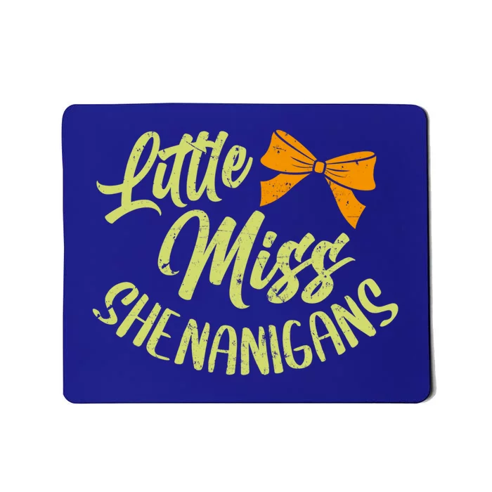 Little Miss Shenanigans Saint Patricks Day Great Gift Mousepad