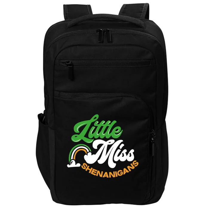 Little Miss Shenanigans Gift Funny Cute Great Gift Impact Tech Backpack