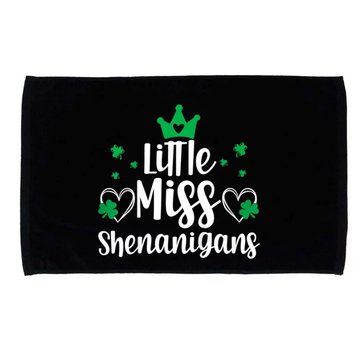 Little Miss Shenanigans St Patricks Day Microfiber Hand Towel