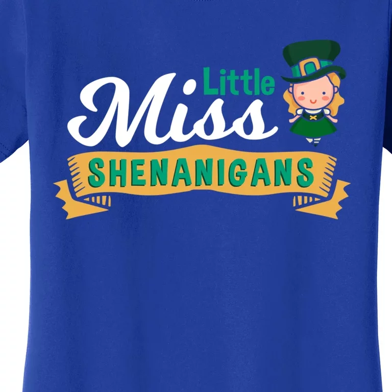 Little Miss Shenanigans St Patrick's Design Gift Women's T-Shirt