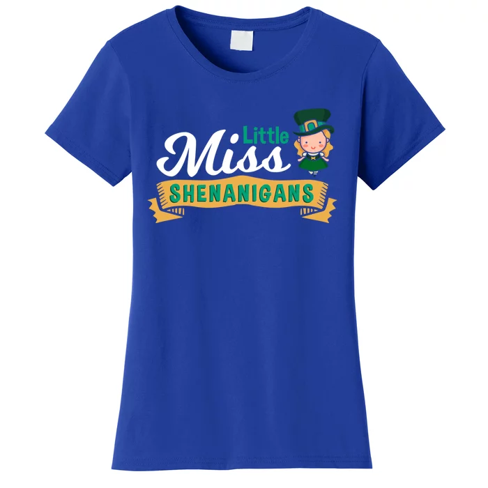 Little Miss Shenanigans St Patrick's Design Gift Women's T-Shirt