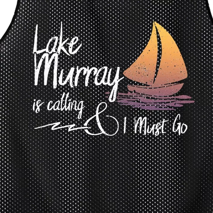 Lake Murray South Carolina Lake Is Calling Mesh Reversible Basketball Jersey Tank