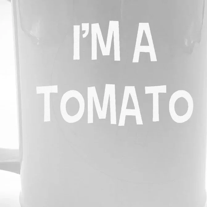 Last Minute Silly Simple Halloween Costume Gift Im A Tomato Front & Back Beer Stein