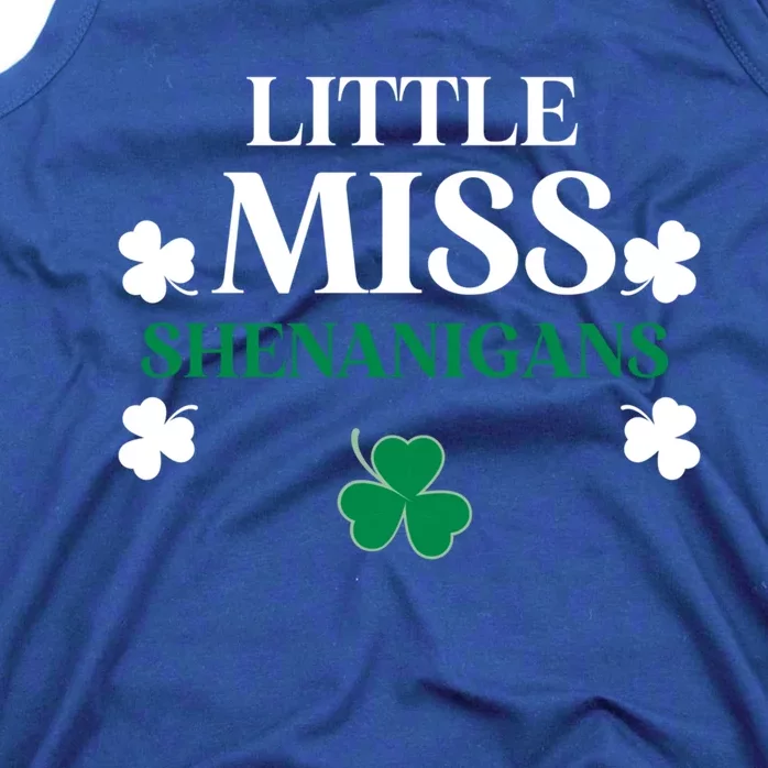 Little Miss Shenanigans St Patrick's Day Irish Cute Gift Tank Top