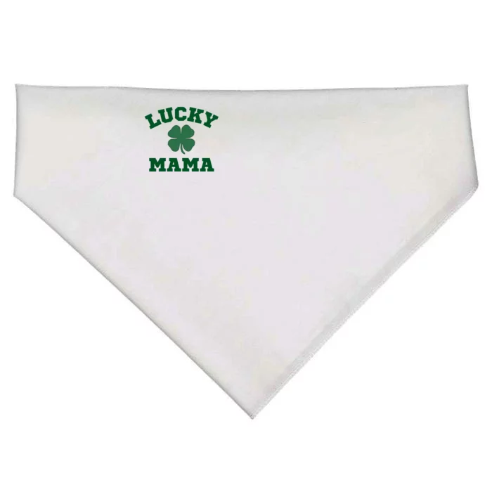 Lucky Mama St Patrick's Day Mom Gift USA-Made Doggie Bandana