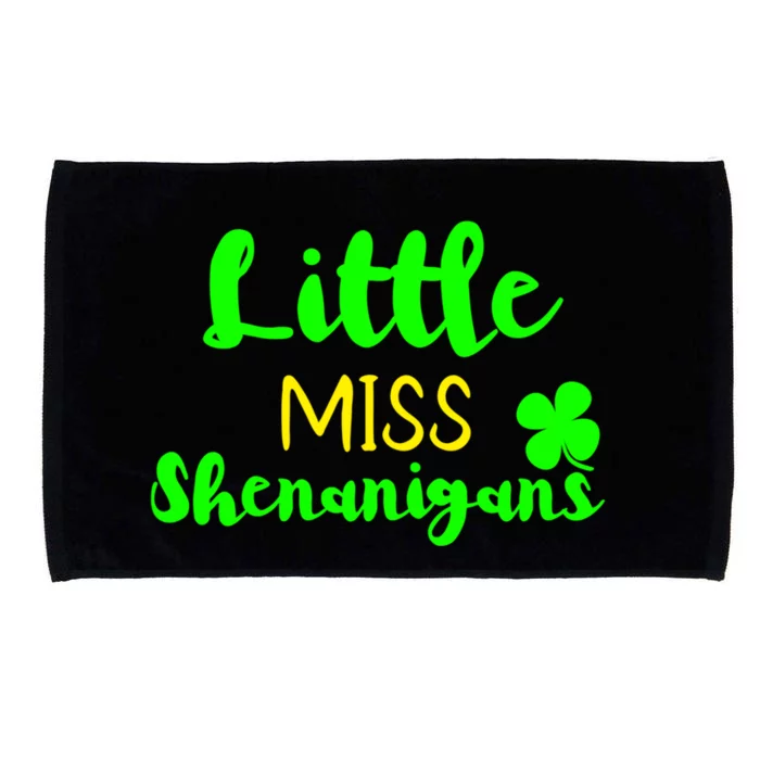 Little Miss Shenanigans St Patrick's Day Irish Gift Microfiber Hand Towel