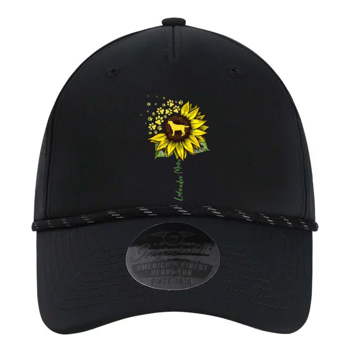 Labrador Mom Sunflower Labrador Retriever Gifts Dog Mom Mama Performance The Dyno Cap