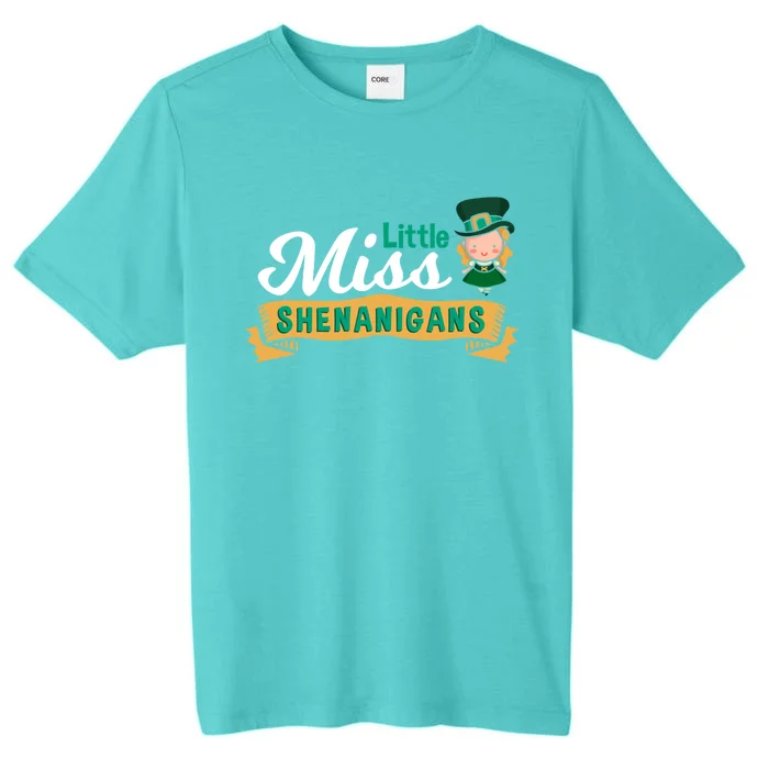 Little Miss Shenanigans St Patrick's Design Great Gift ChromaSoft Performance T-Shirt