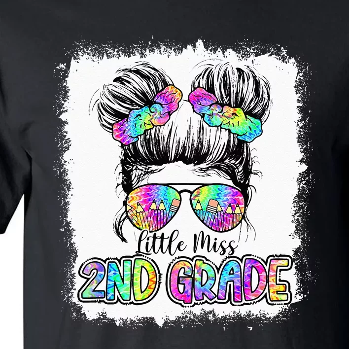 Little Miss Second Grade Girls 2nd Grade Girl Back To School Tall T-Shirt