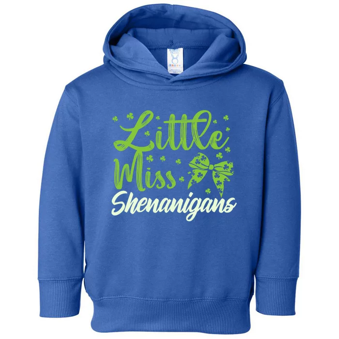 Little Miss Shenanigans St Patricks Day Gift Gift Toddler Hoodie