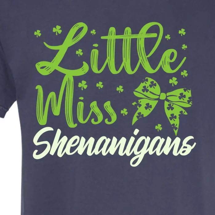 Little Miss Shenanigans St Patricks Day Gift Gift Garment-Dyed Heavyweight T-Shirt