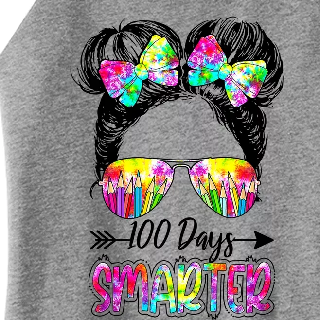 Little Miss Smarter 100 Days Of School Teacher Student Gift Women’s Perfect Tri Rocker Tank