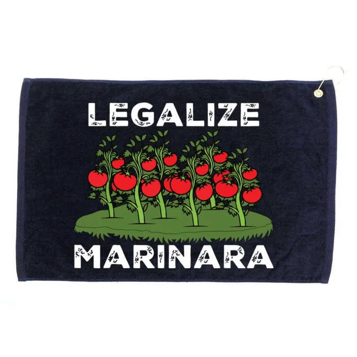 Legalize Marinara Sauce Italian Food Humor Grommeted Golf Towel