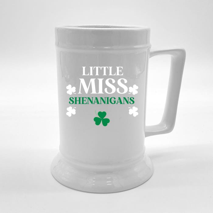 Little Miss Shenanigans St Patrick's Day Irish Cute Gift Front & Back Beer Stein