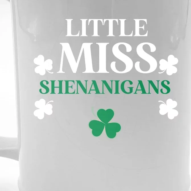 Little Miss Shenanigans St Patrick's Day Irish Cute Gift Front & Back Beer Stein