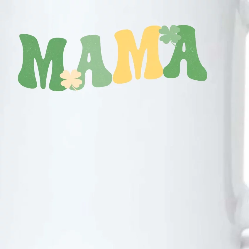 Lucky Mama St Patricks Day Black Color Changing Mug