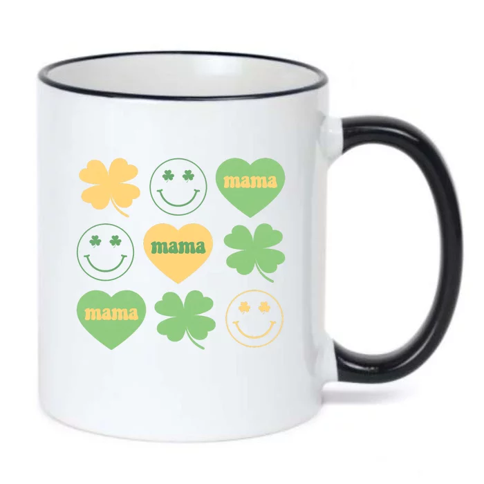 Lucky Mama St Patricks Day Black Color Changing Mug