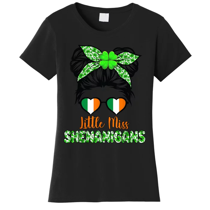 Little miss shenanigans for girls and wo St Patricks day Women's T-Shirt